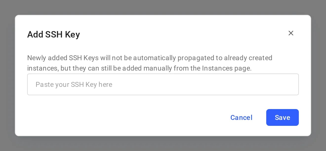 Add SSH Key