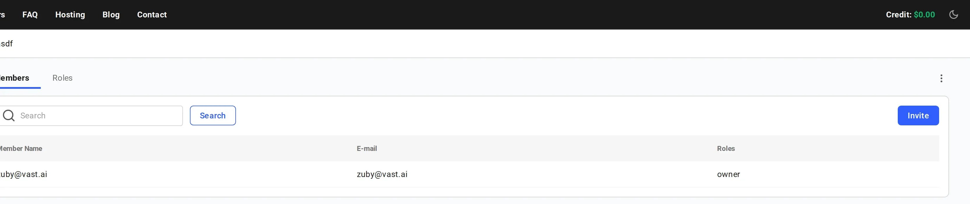 Members Page