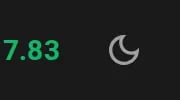 Theme toggle in navbar