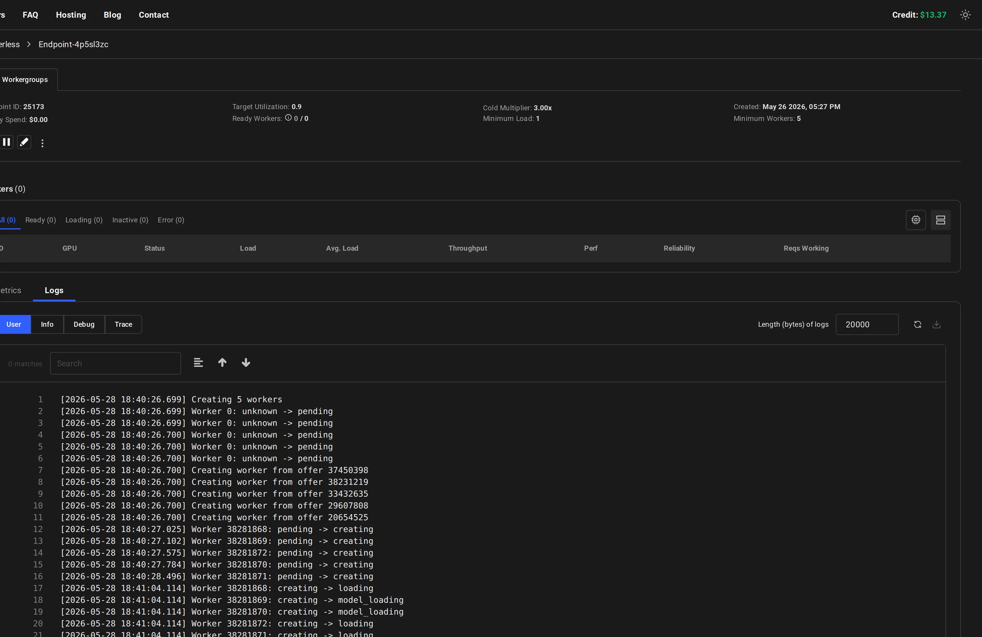 Endpoint Log