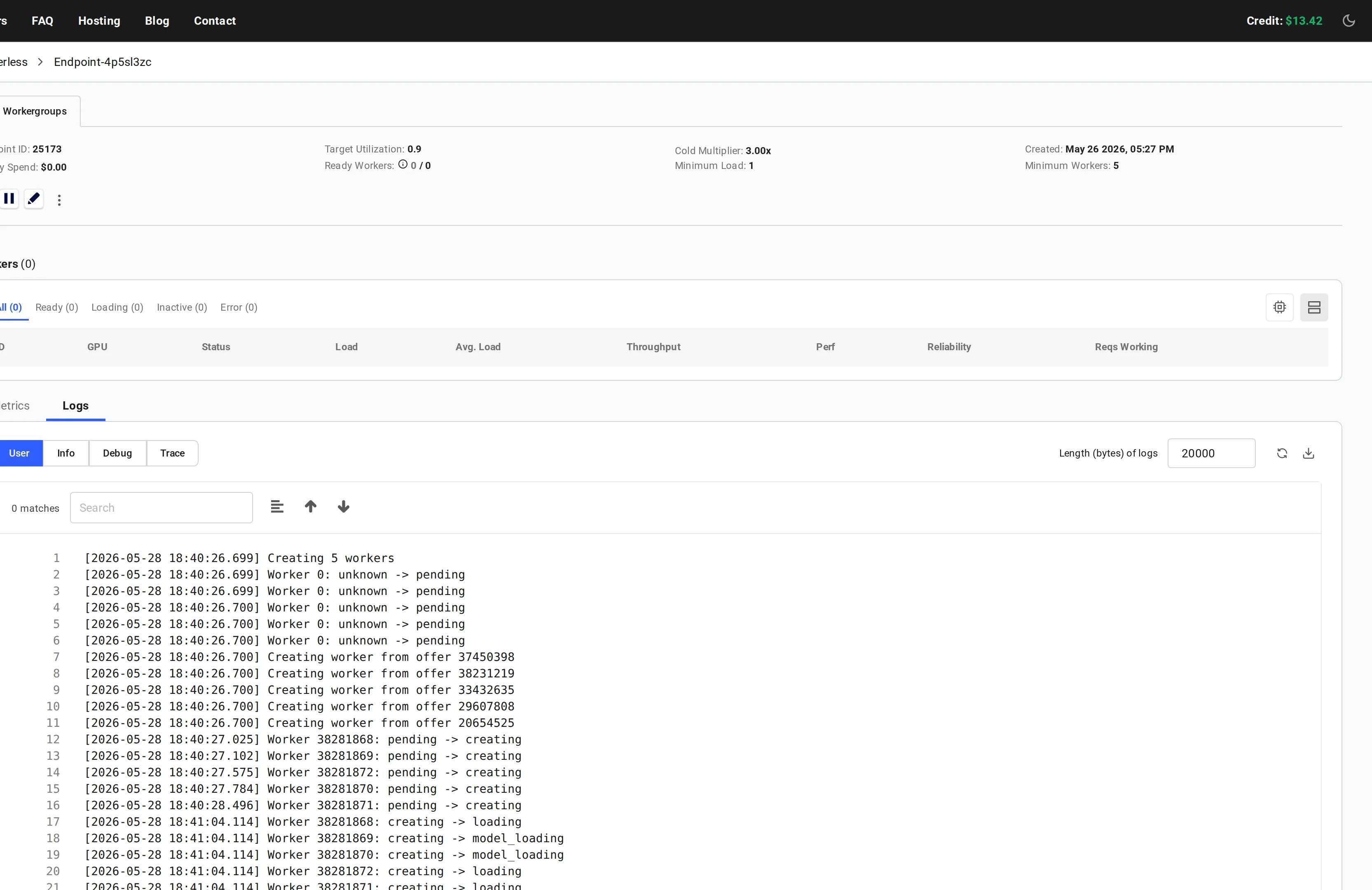 Endpoint Log