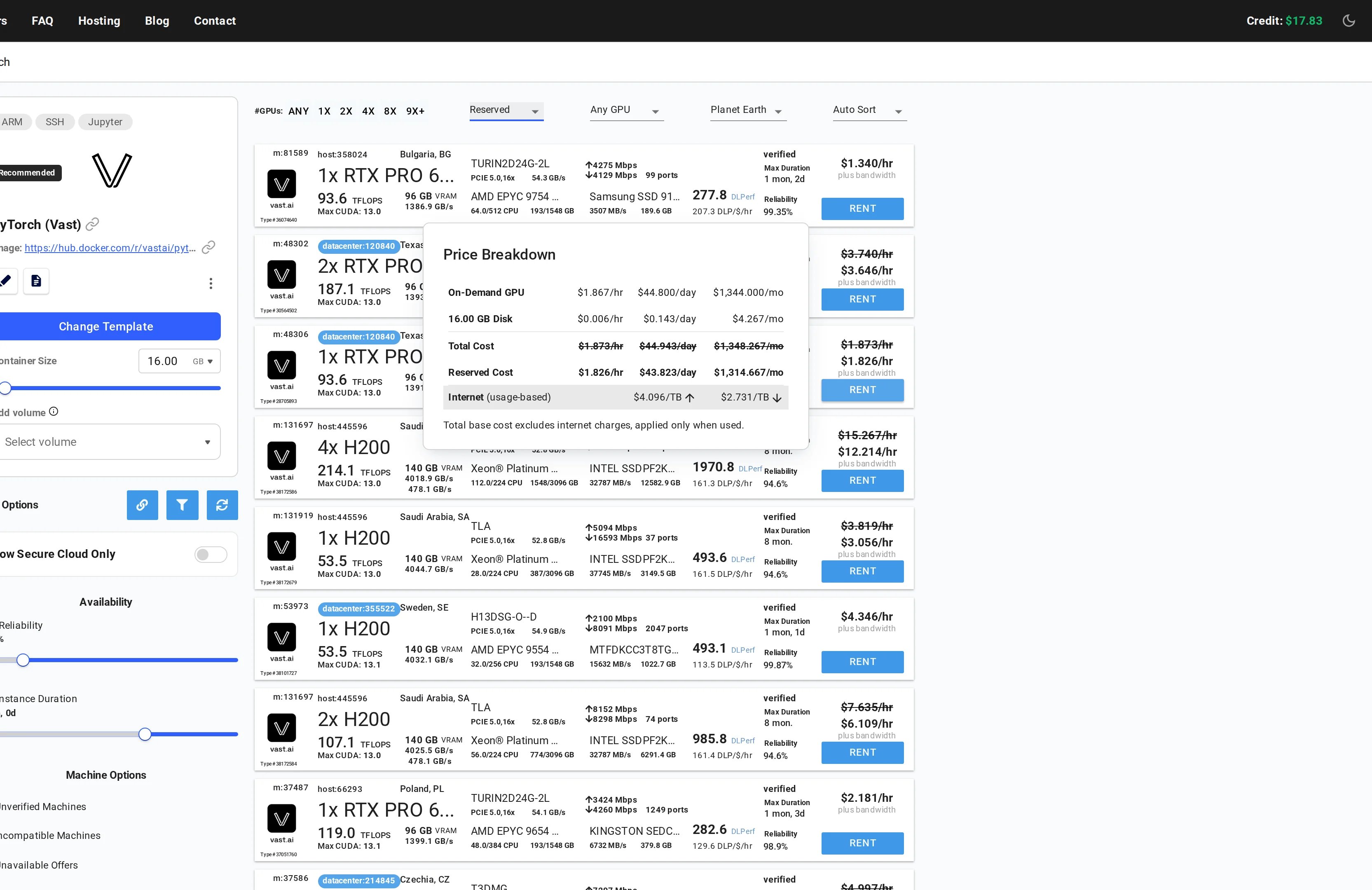Price Breakdown