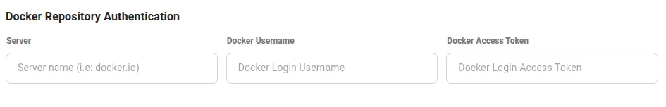 Docker Repository Authentication