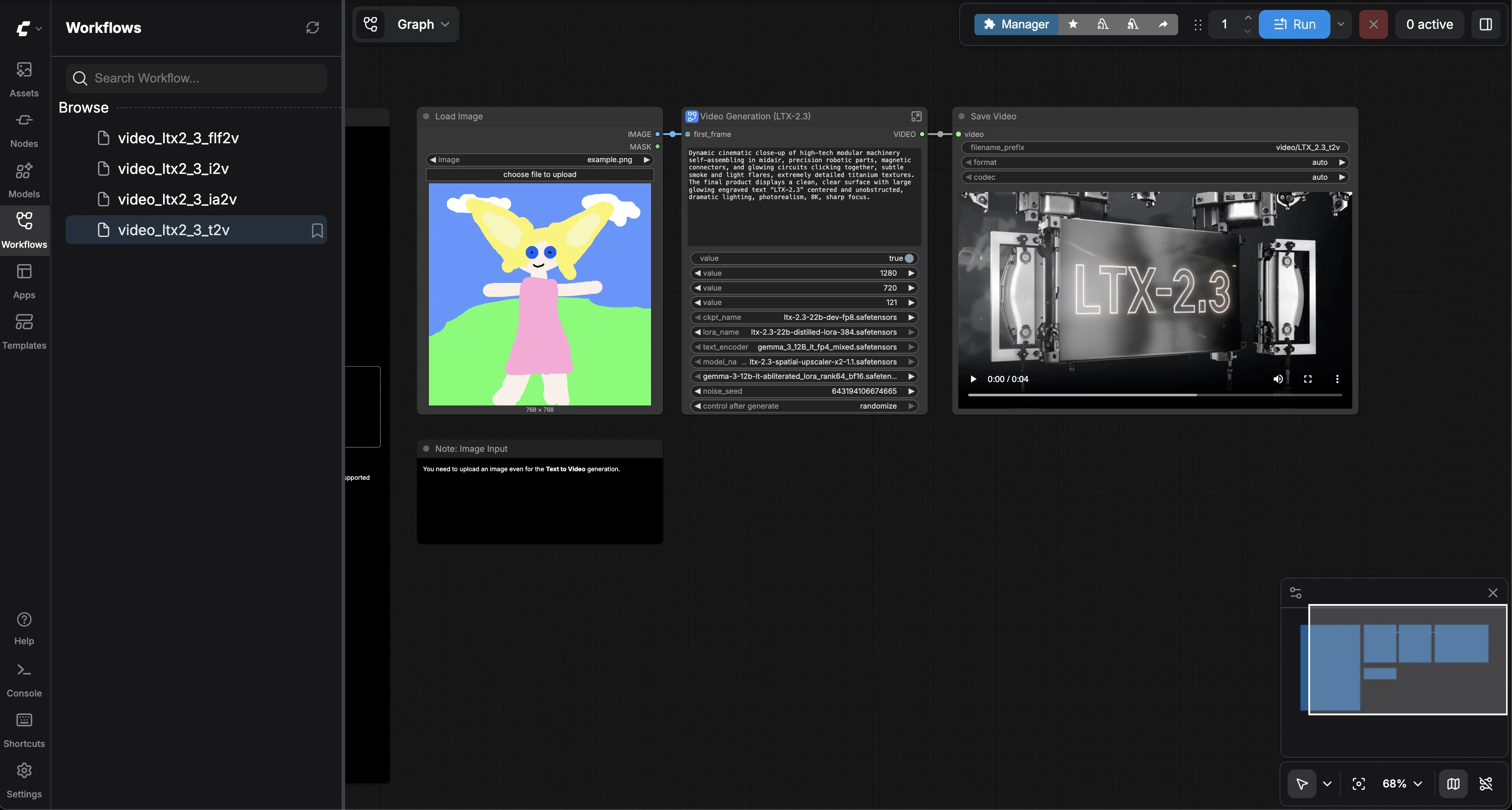 Text-to-Video workflow in ComfyUI