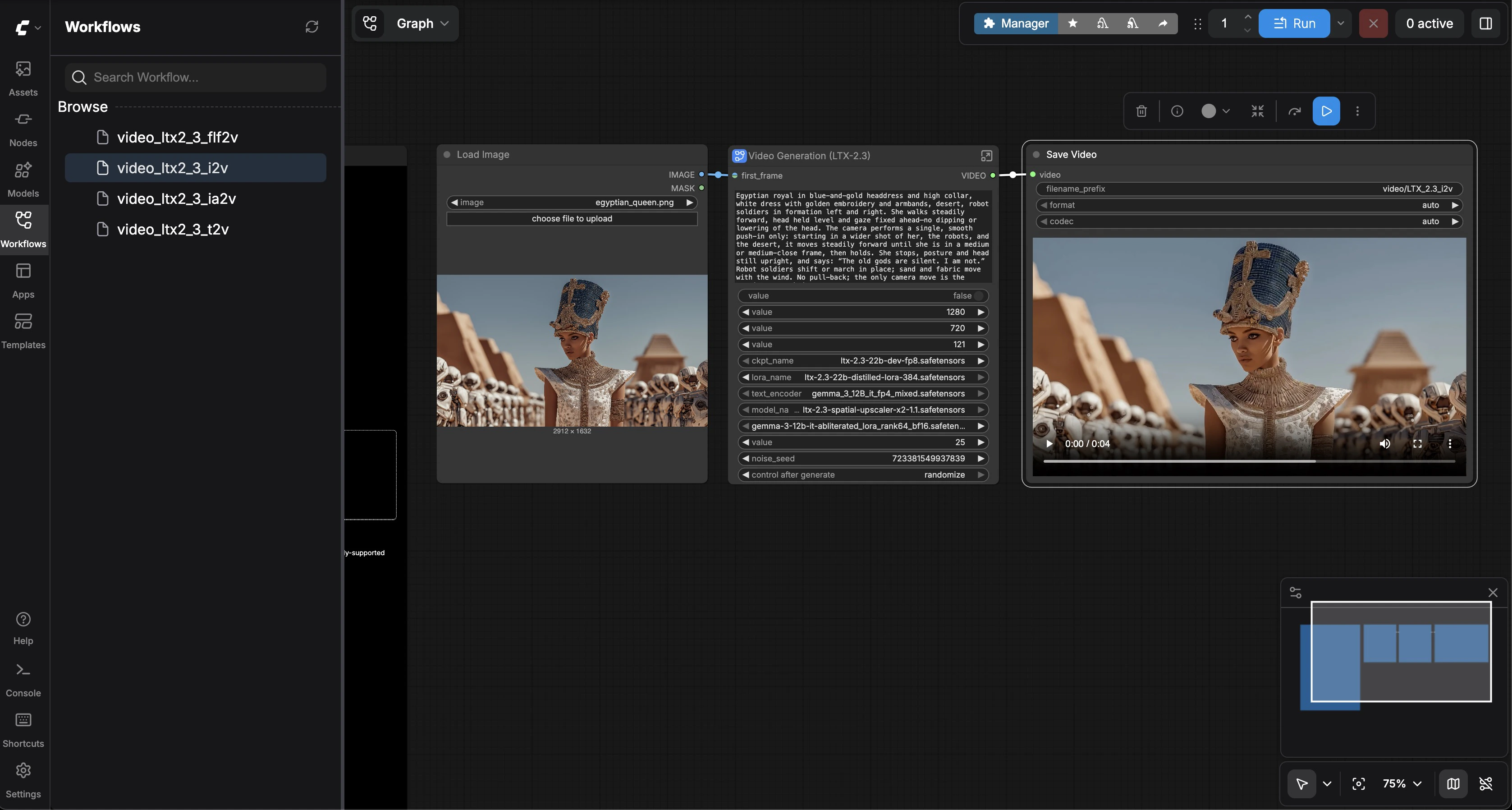 Image-to-Video workflow in ComfyUI