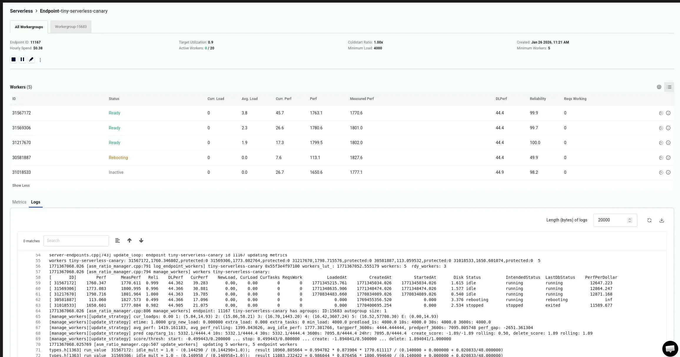 Endpoint Log