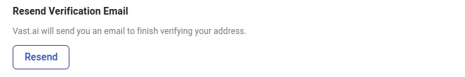 Resend Verification Email