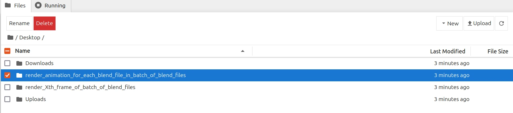 Go Render Animation For Batch Folder
