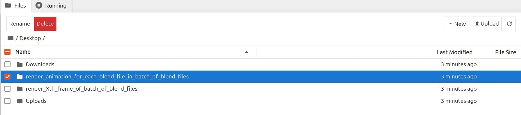 Go Render Animation For Batch Folder