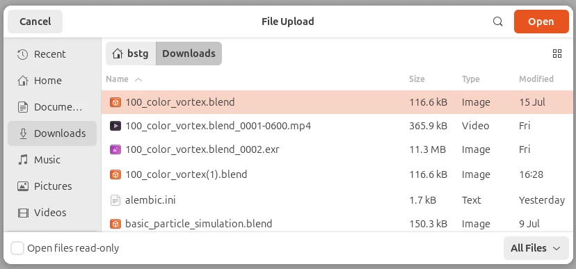 Upload 100 Color Vortex