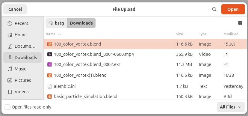 Upload 100 Color Vortex