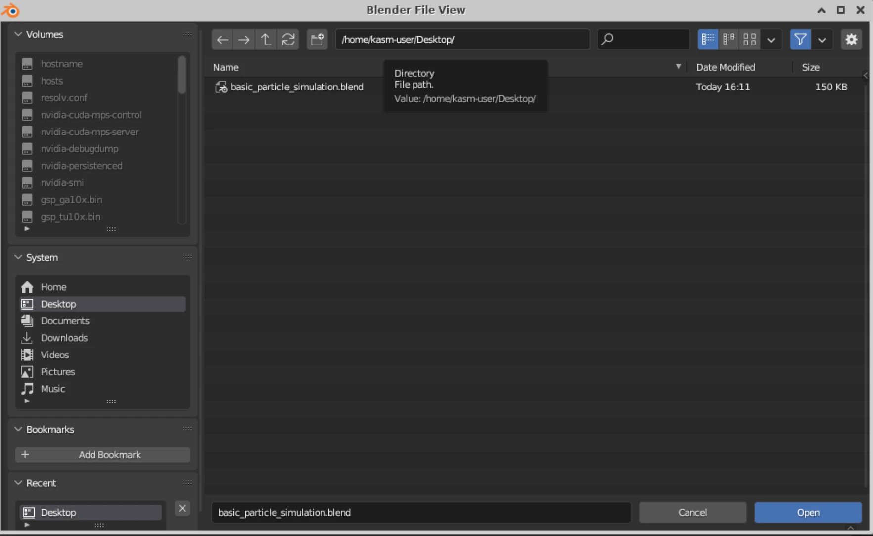 Open File