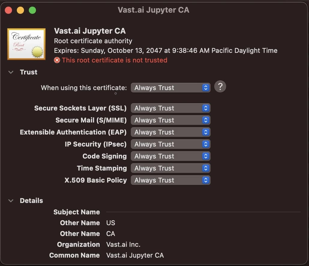 Cert Macos 2