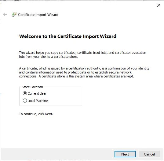 Cert Windows 2