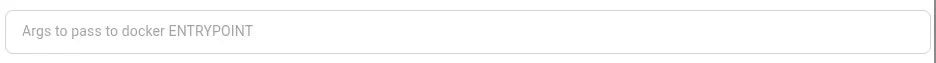 Field allowing for argument passing