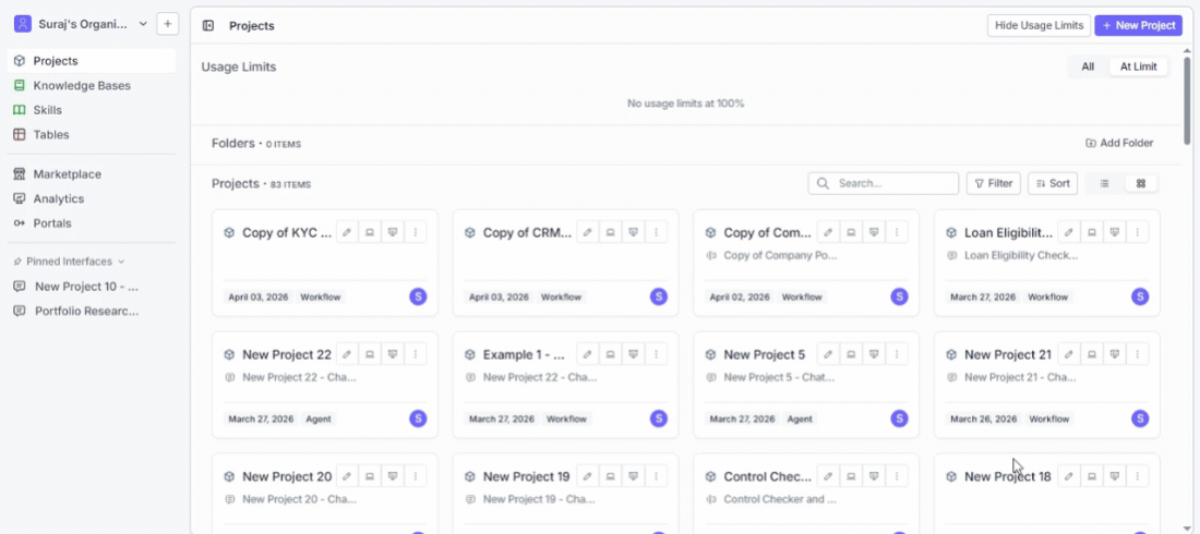 Walkthrough of browsing, previewing, and importing a marketplace template