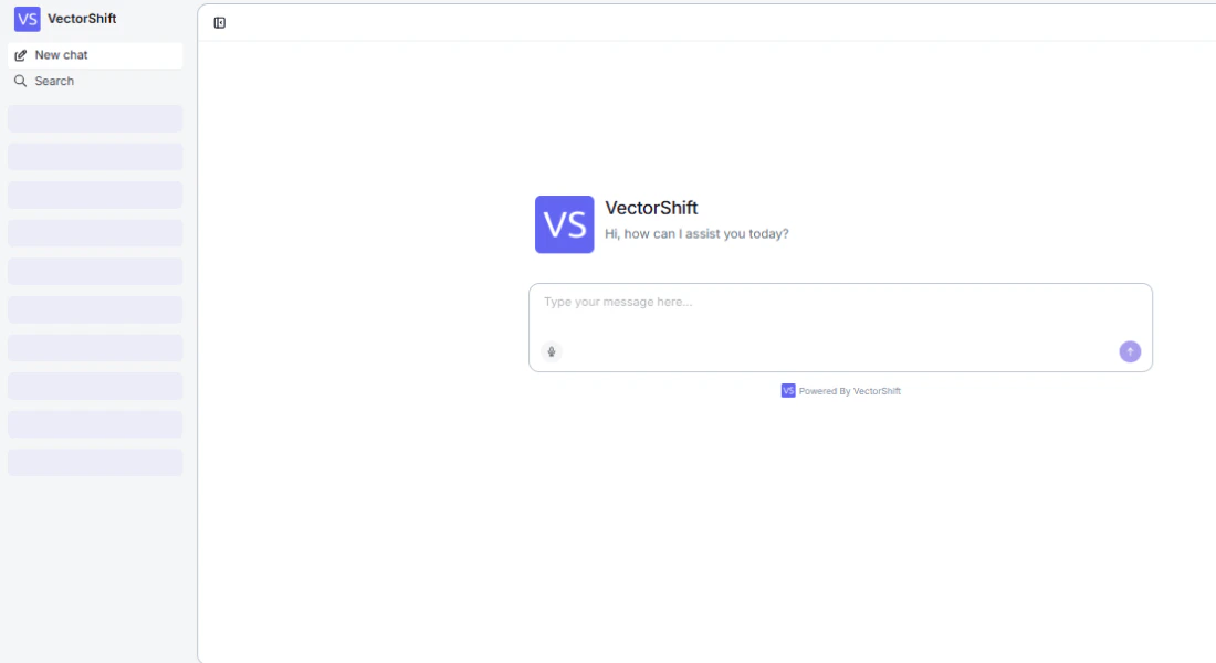 The conversation list on the left showing multiple conversations