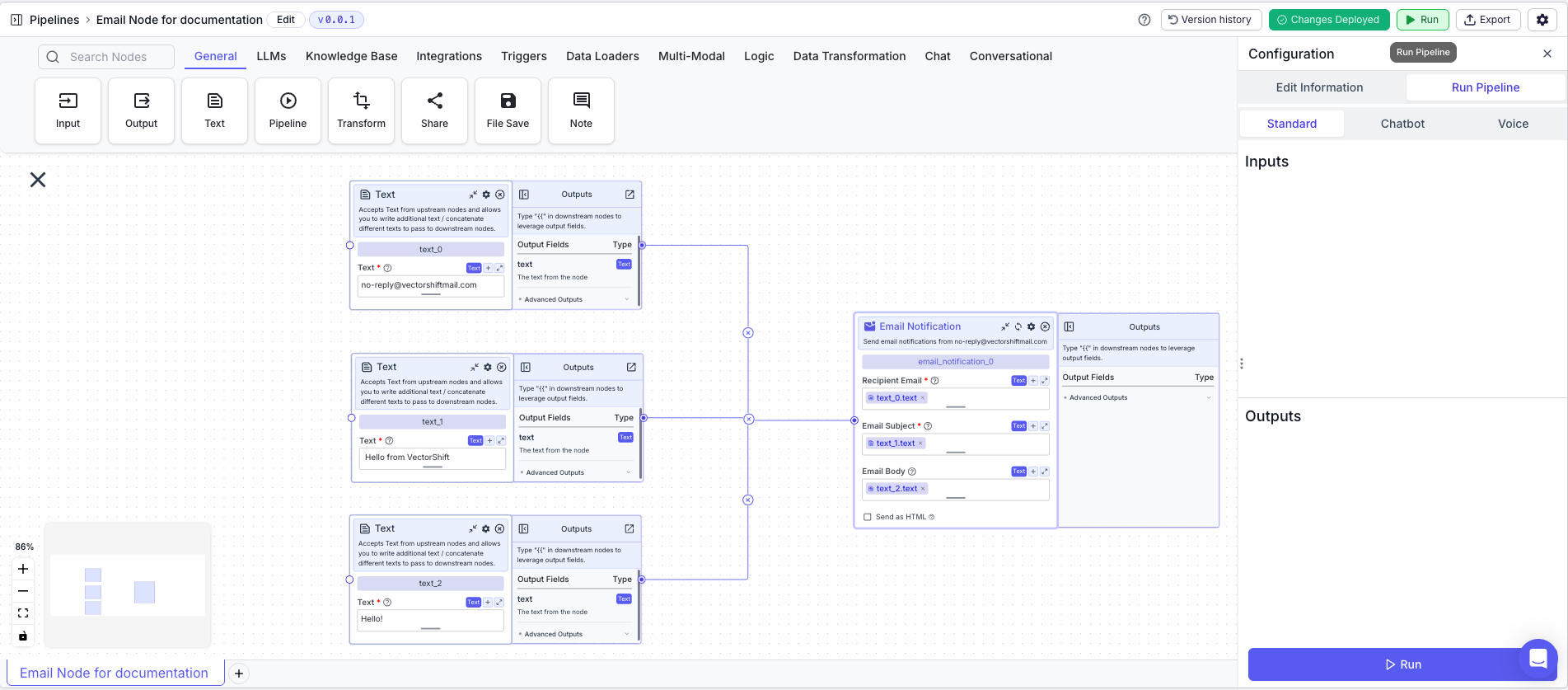 Email Notification Example