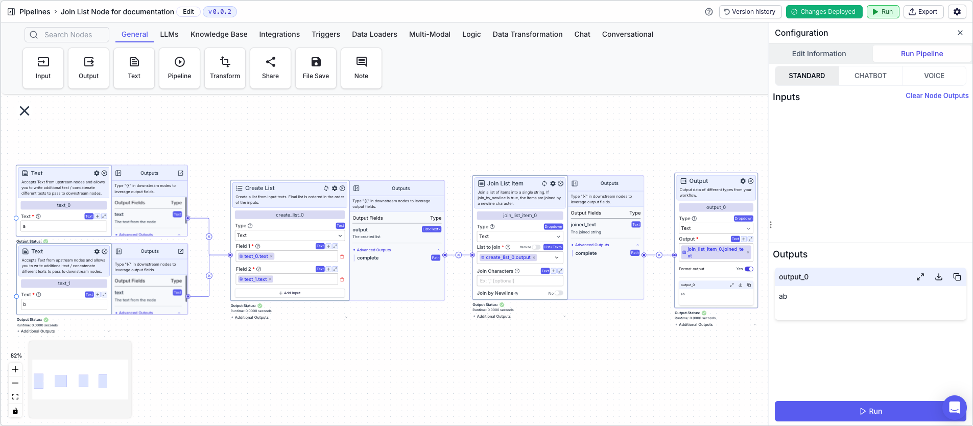 Join List Items Example