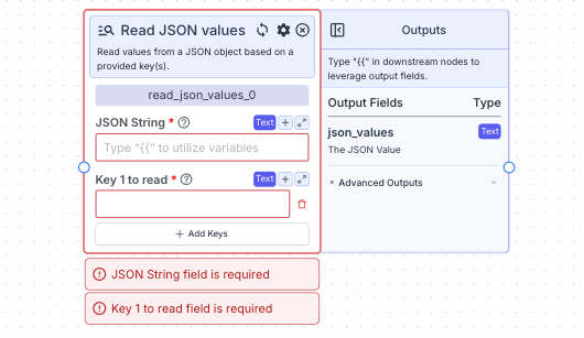 Read JSON Values