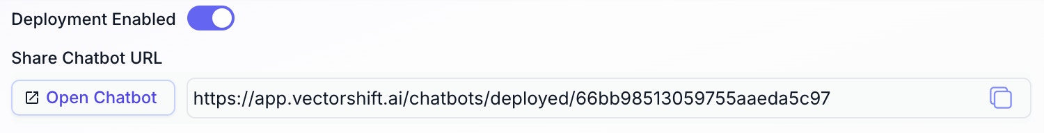 Chatbot Export Deployment