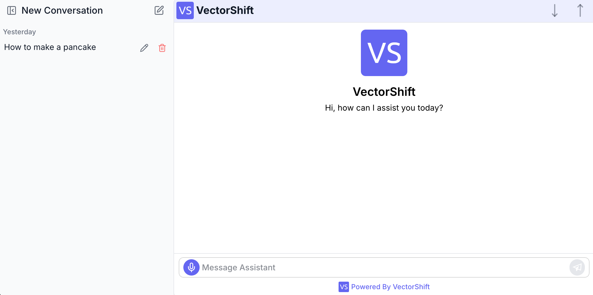 Share via link - VectorShift