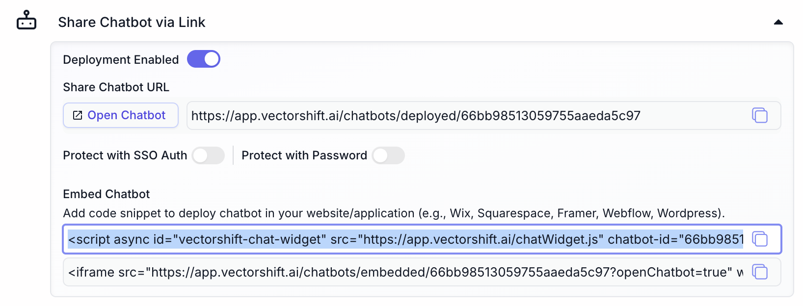 Chatbot Export Script Bubble Copy