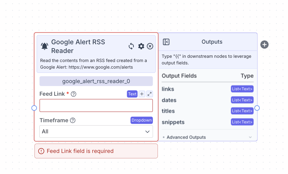 Google Alert RSS Reader