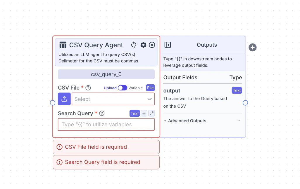 CSV Query Agent