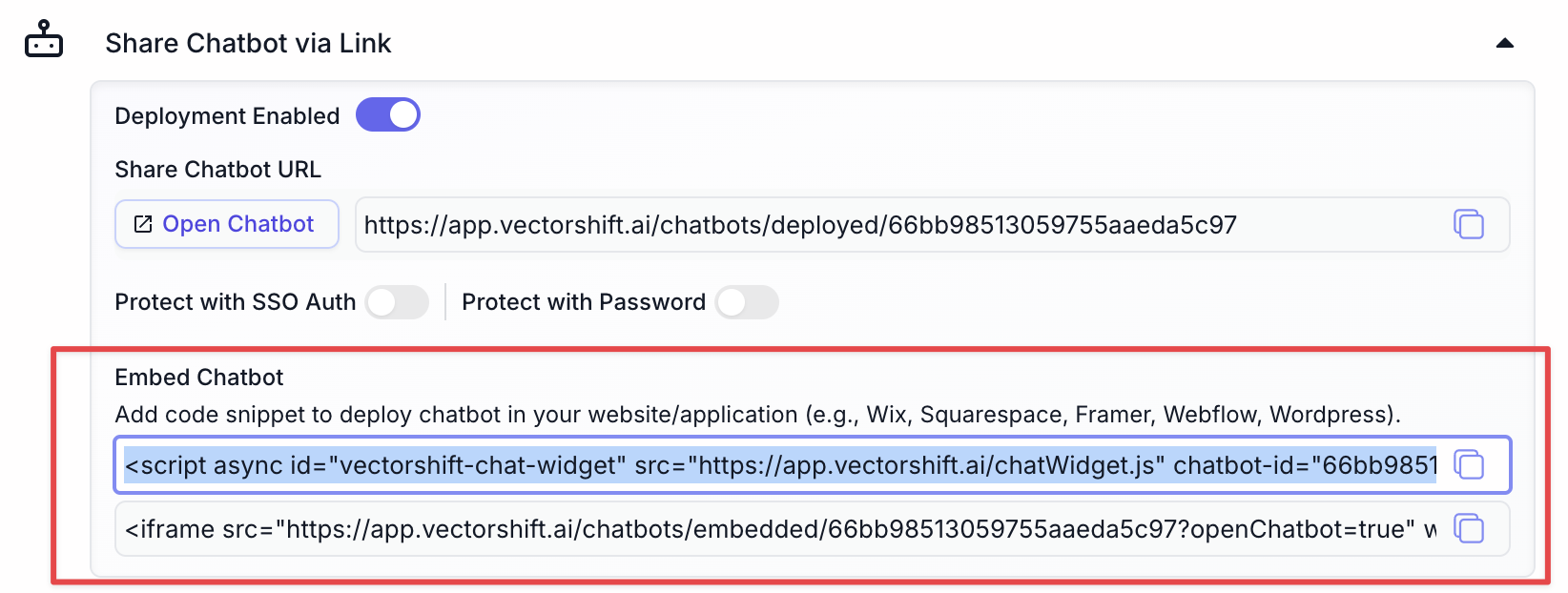Chatbot Export Script WordPress Copy