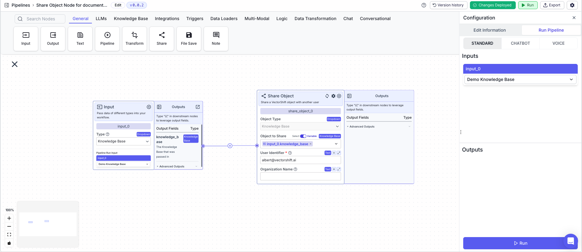 Share Object Example