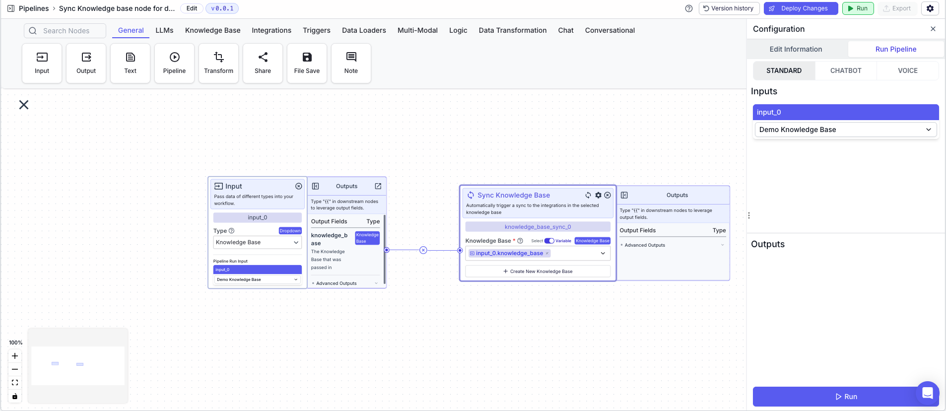 Knowledge Base Sync Example
