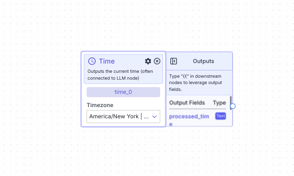 Time Node - VectorShift