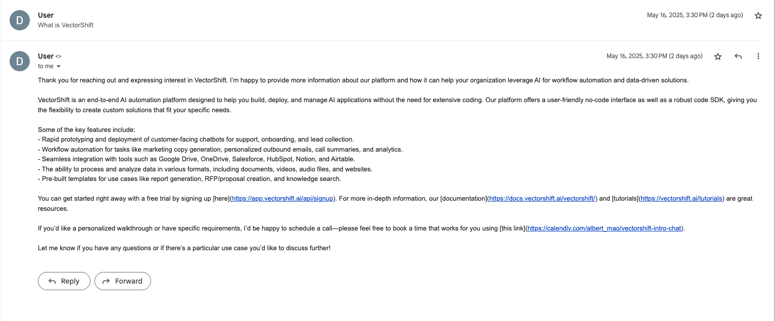 Gmail Trigger Example