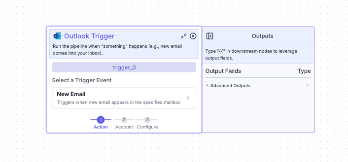 Outlook Trigger Node