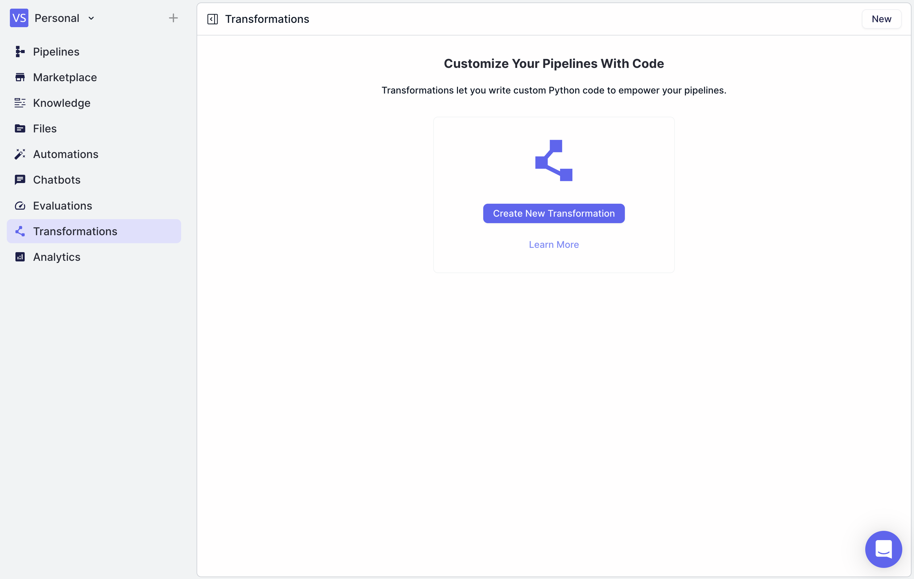 New Transformation Step 1