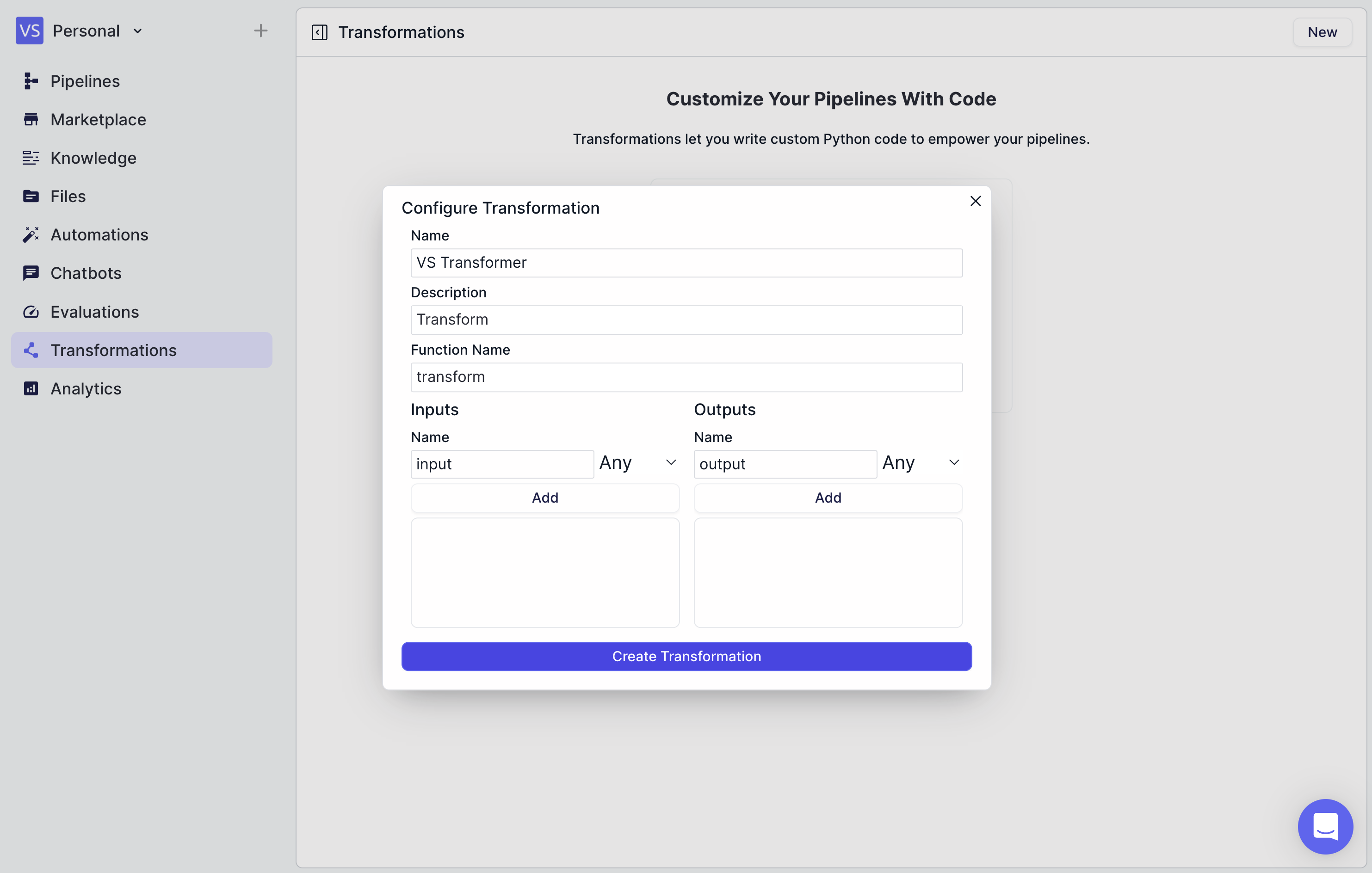 New Transformation Step 3