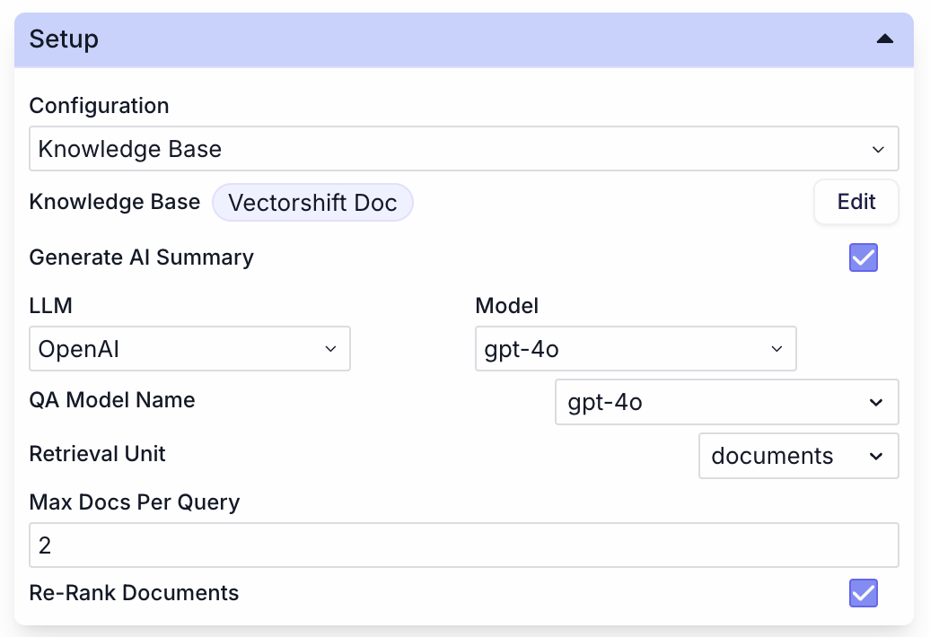 Search Configuration