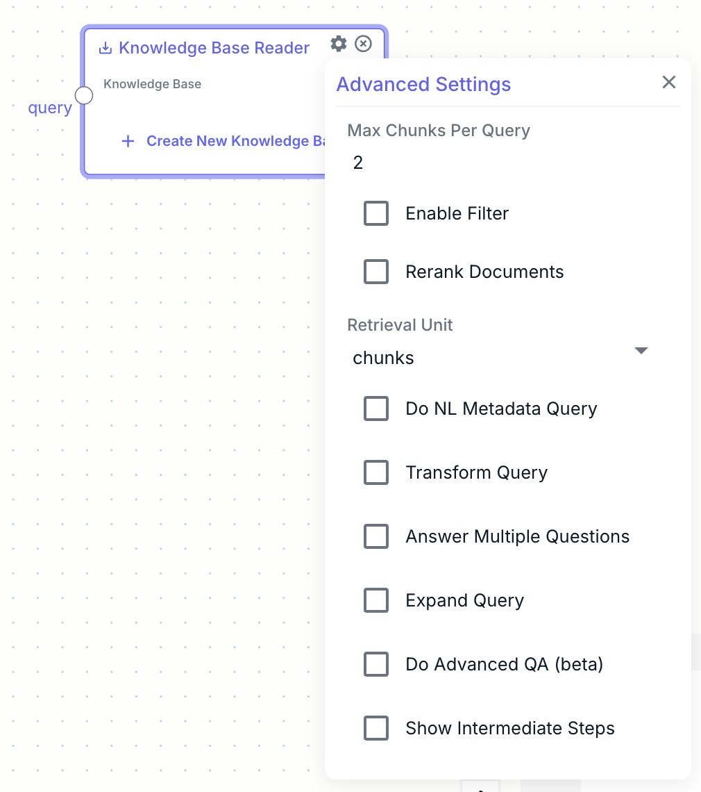 Knowledge Base Configuration