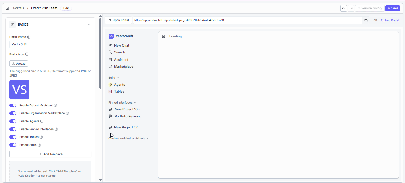 Organizing projects into sections, collapsing groups, and adding new projects
