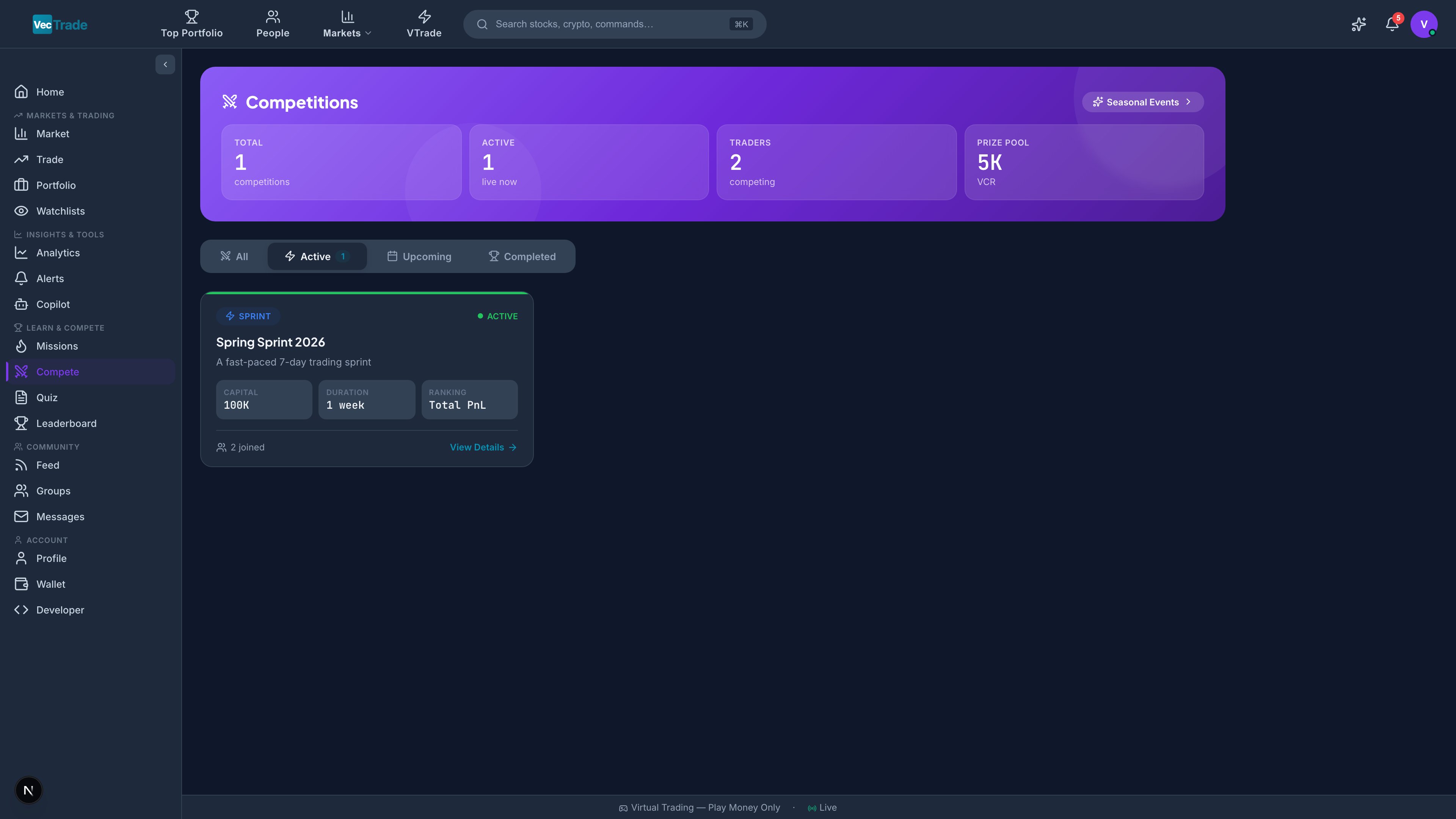Competitions — Active and upcoming contests with rulesets and entry requirements