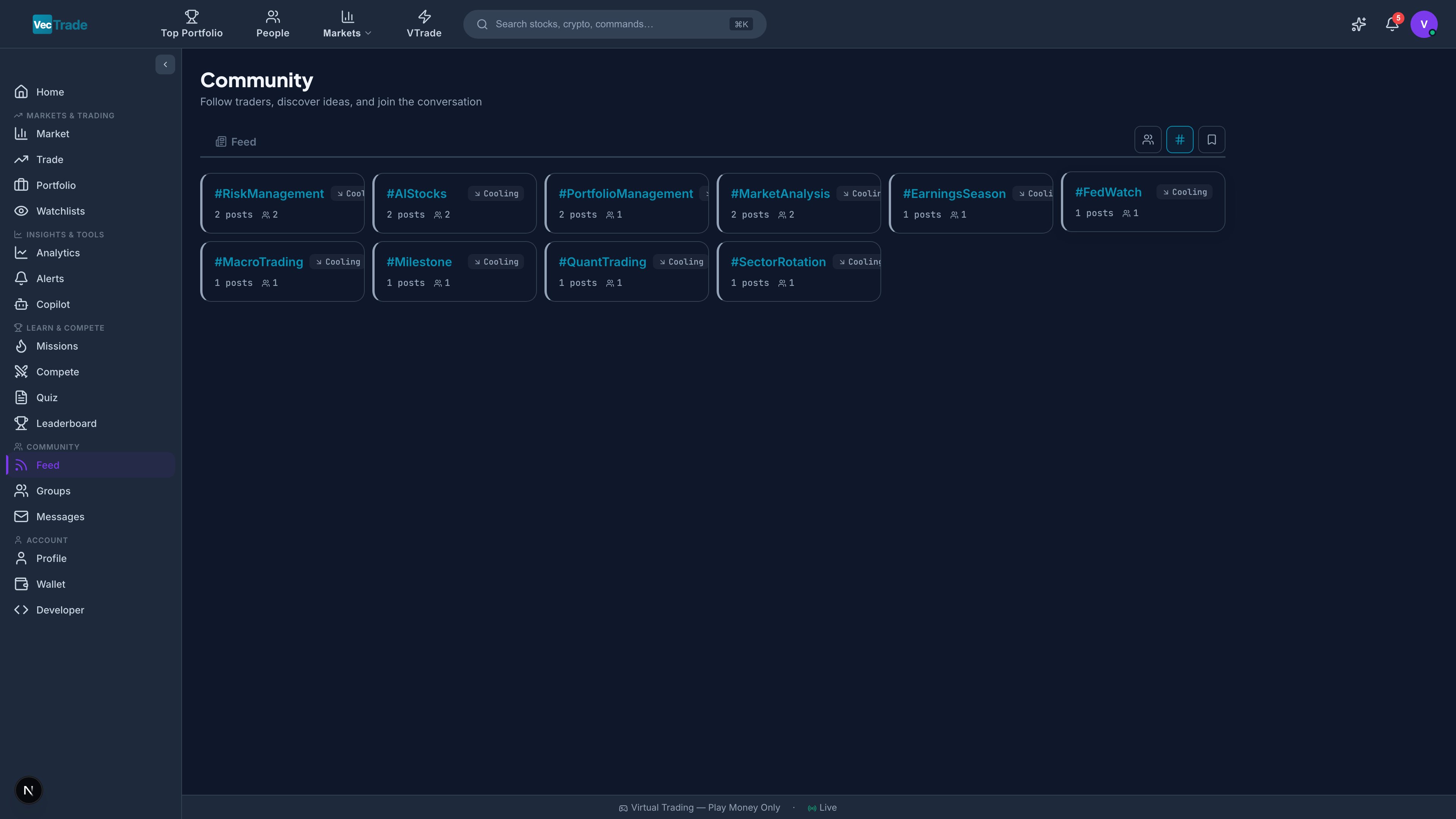 Trending Hashtags — Real-time popular topic tracking
