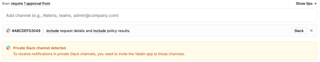 Add Velatir to channel