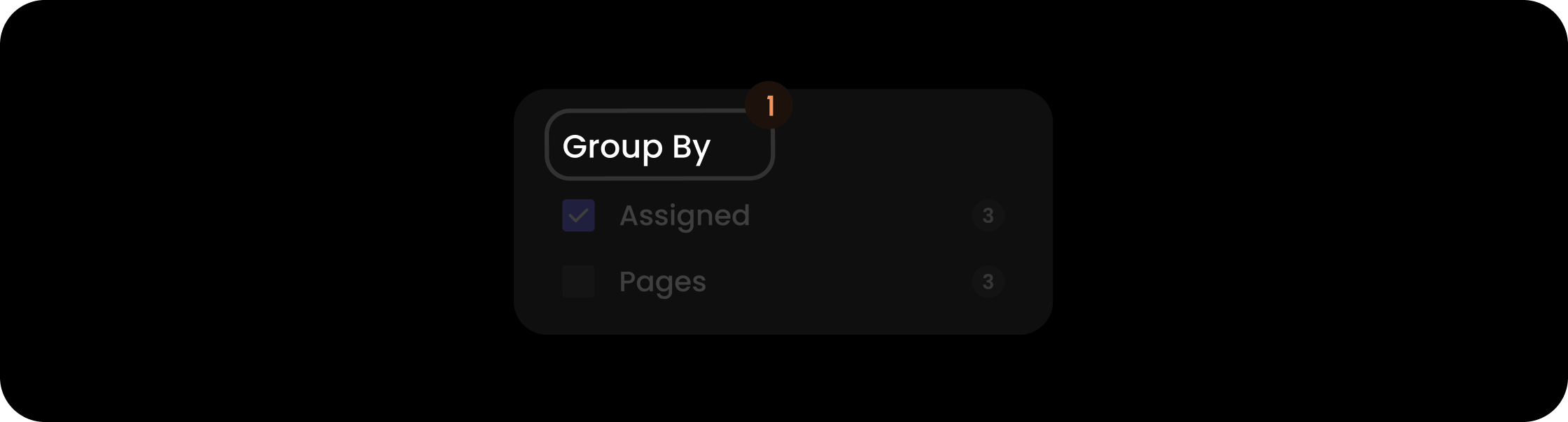 Name component within the groupBy filter
