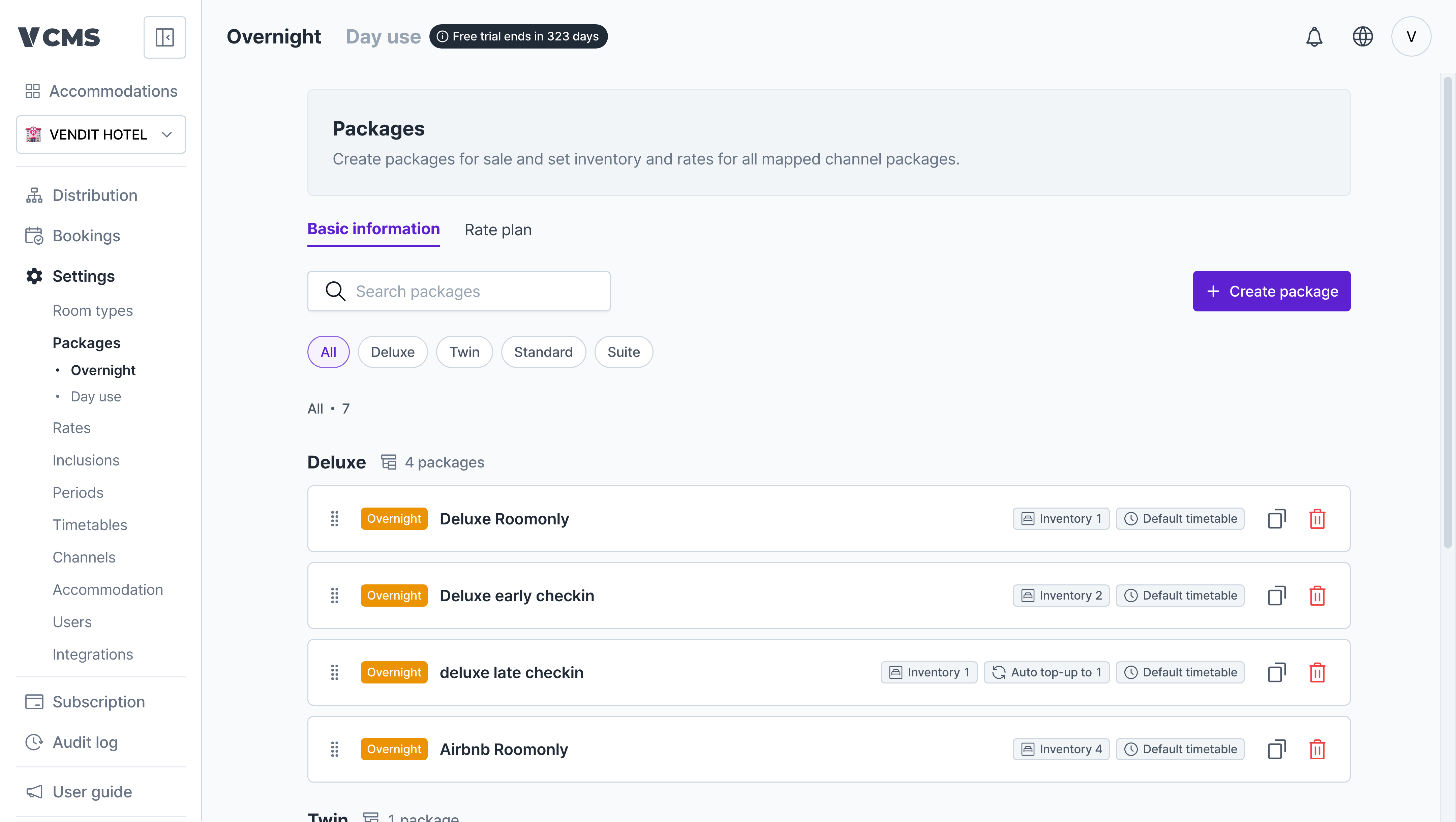 Pkg List