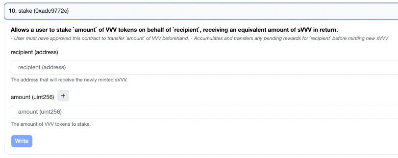 Smart Contract Staking