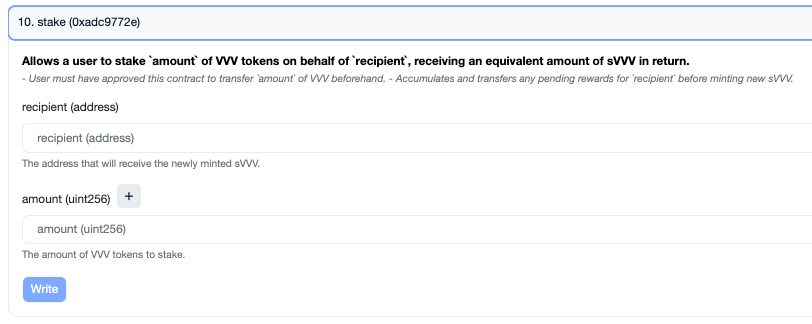 Smart Contract Staking