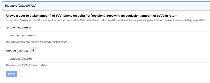 Smart Contract Staking