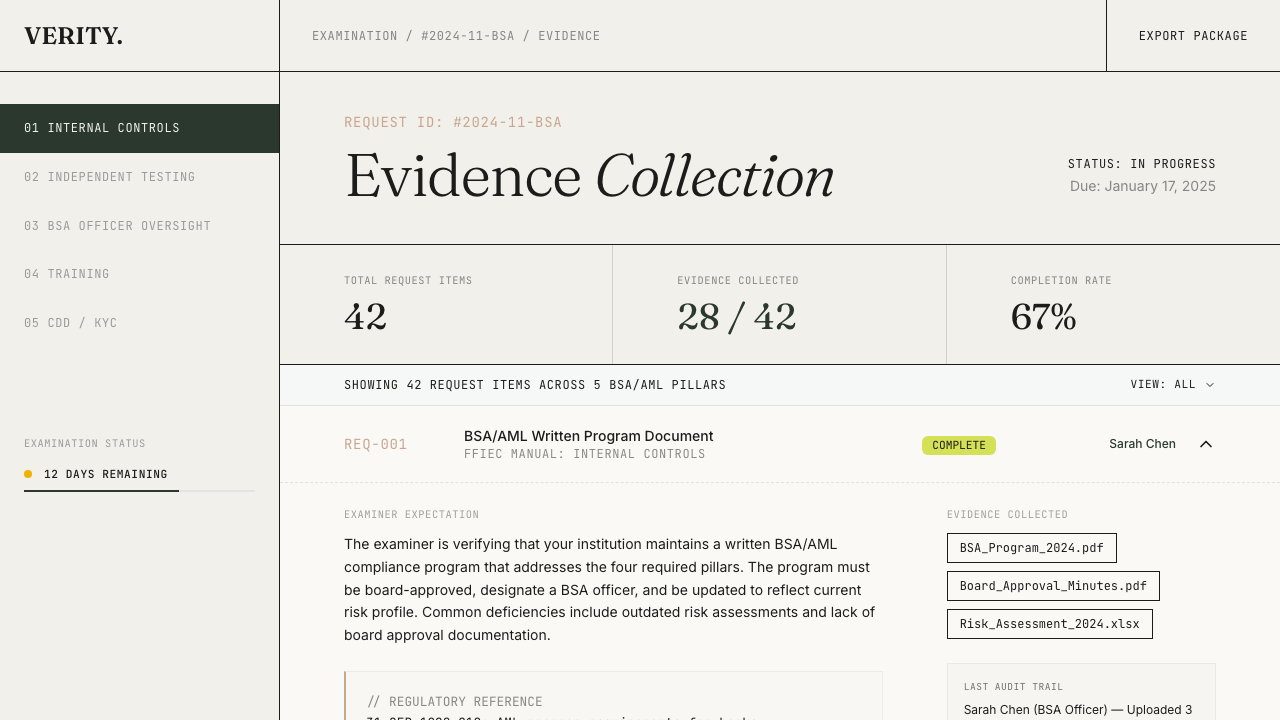 Domain detail page showing scoring criteria table