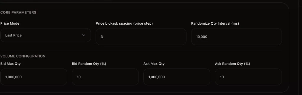 Mode Setting - Core Parameters